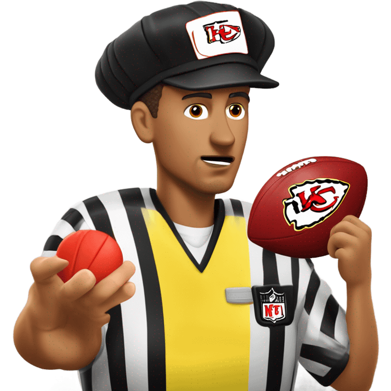 Ref throwing flag because Patrick mahomes emoji