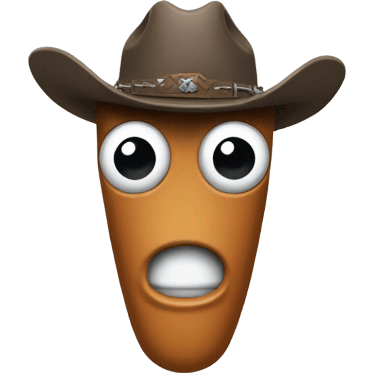 clippy with a cowboy hat emoji