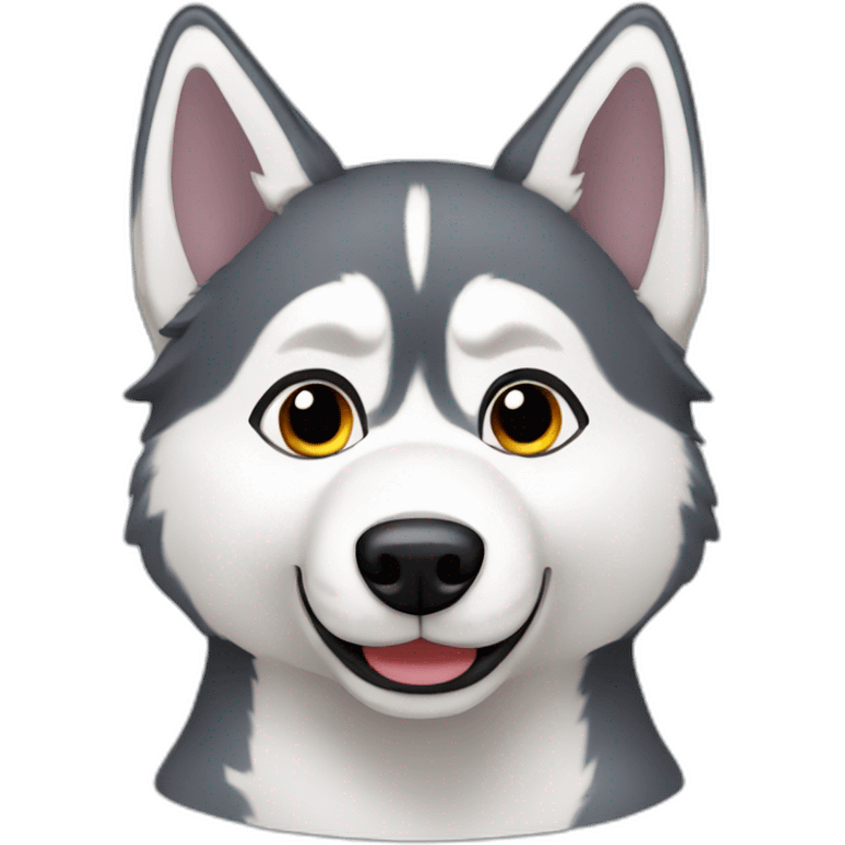 husky enamorado emoji