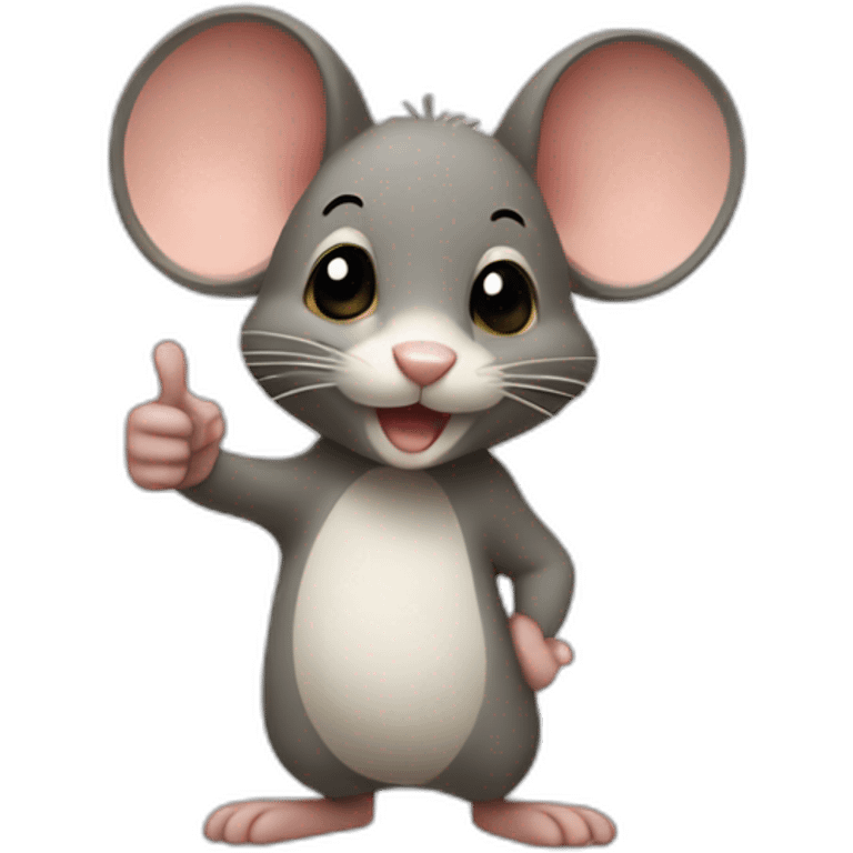 a mouse giving a thumbs up emoji