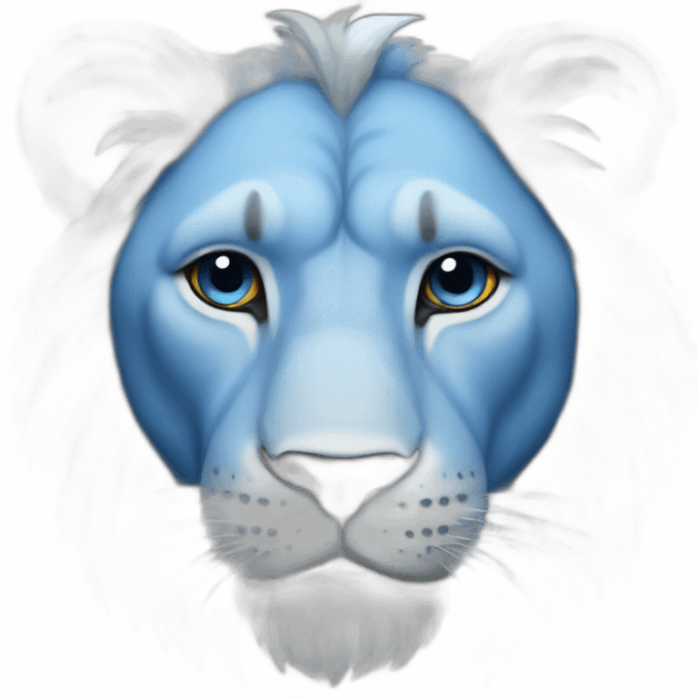 blue lion emoji