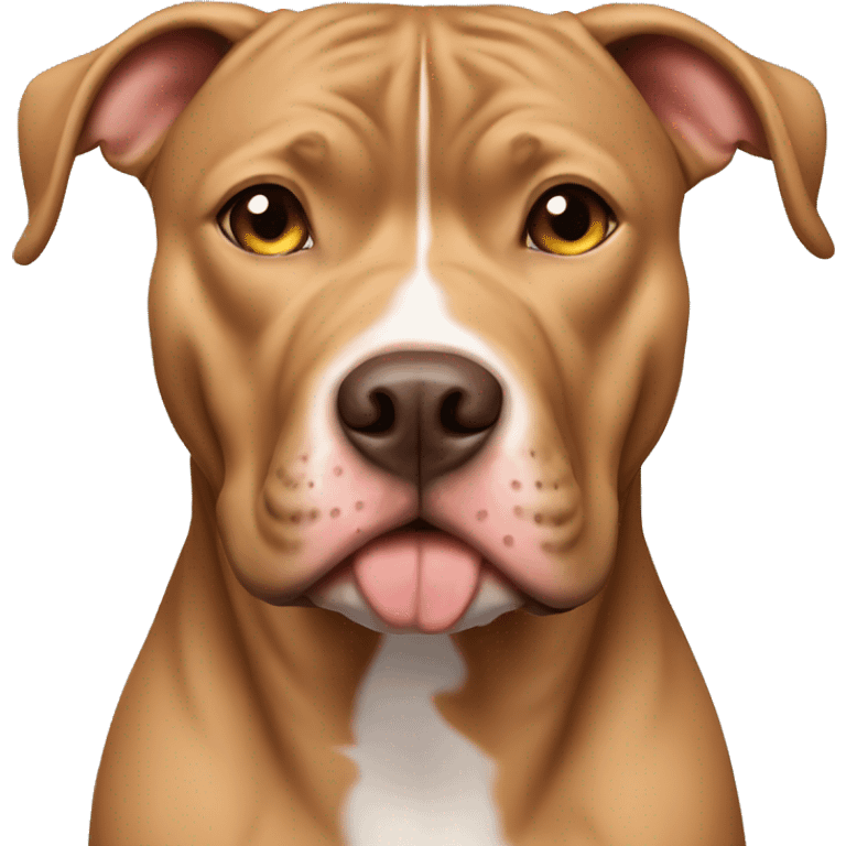 Light brown pitbull  emoji