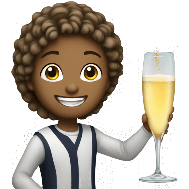 20th birthday cheers champagne glass emoji