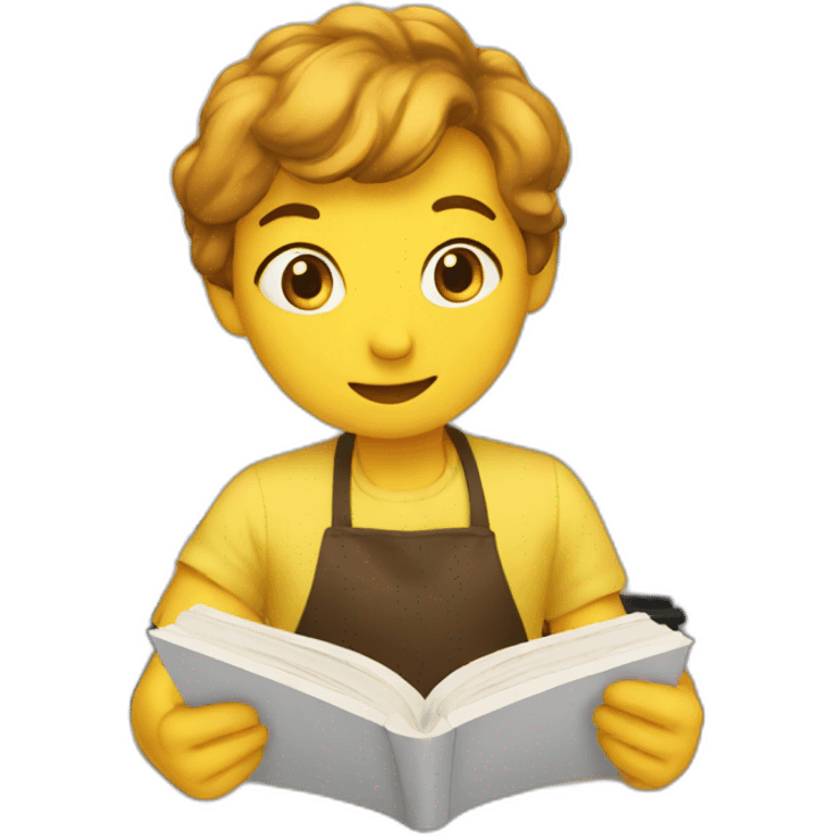 reading cooking emoji