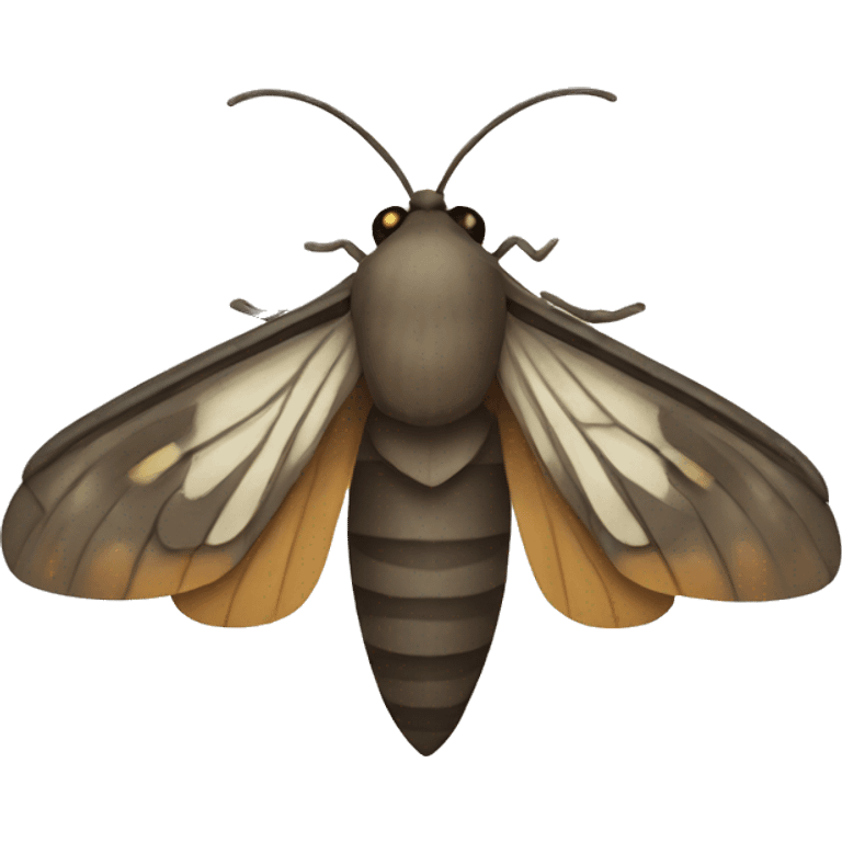 Google styled moth emoji emoji