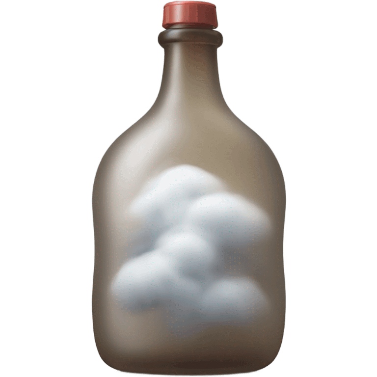 a borotalco bottle surrounded by fog emoji