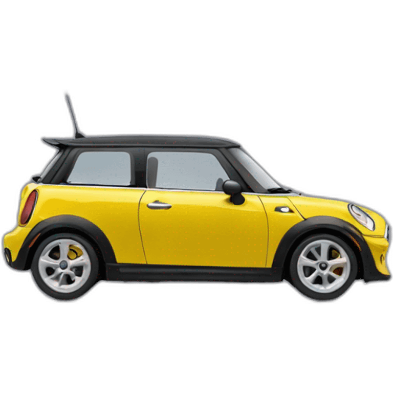 yellow mini cooper emoji