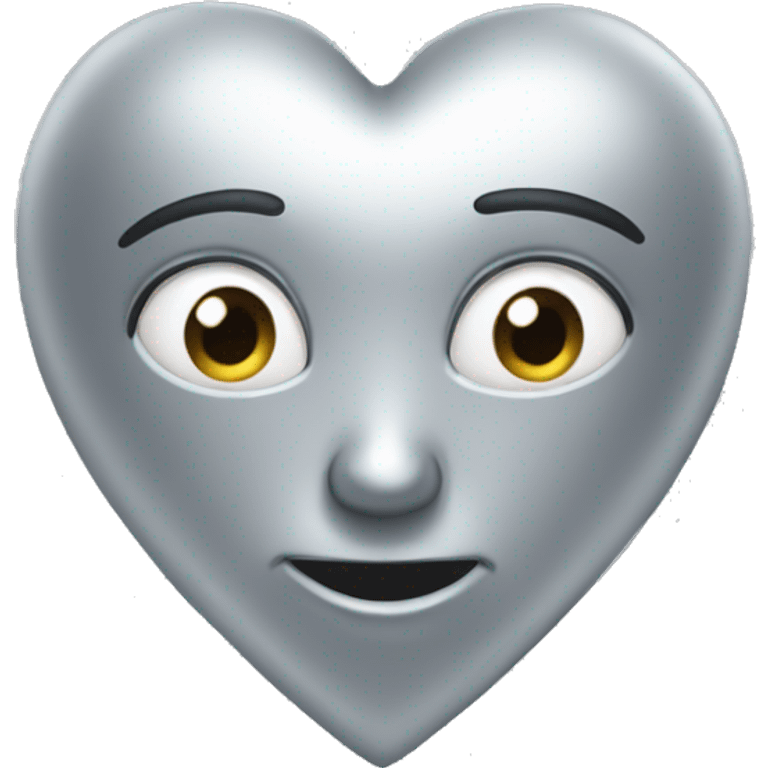 Silver heart  emoji