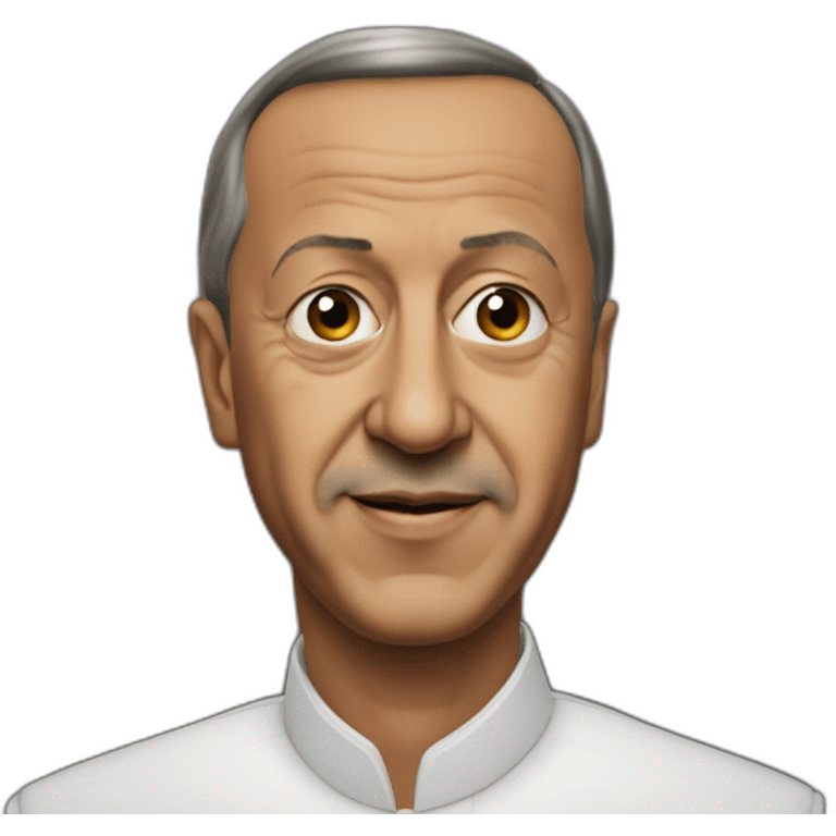 Black skinned Recep Tayyip Erdogan emoji