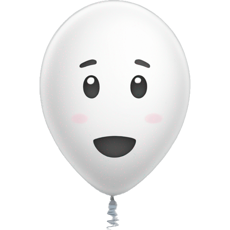  white static balloon  emoji