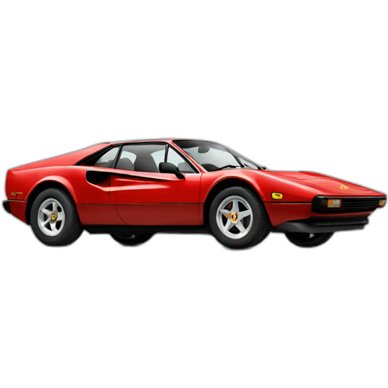 red ferrari 308 emoji