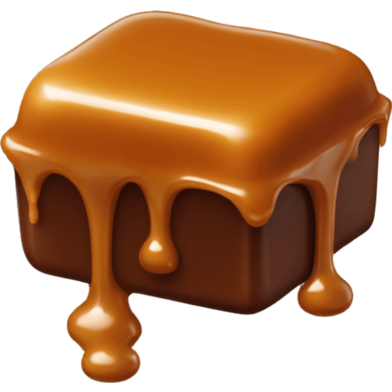 caramels dripping emoji