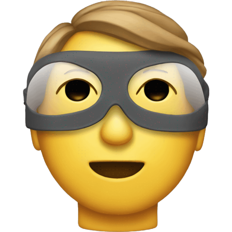 Emoji with sleep mask  emoji