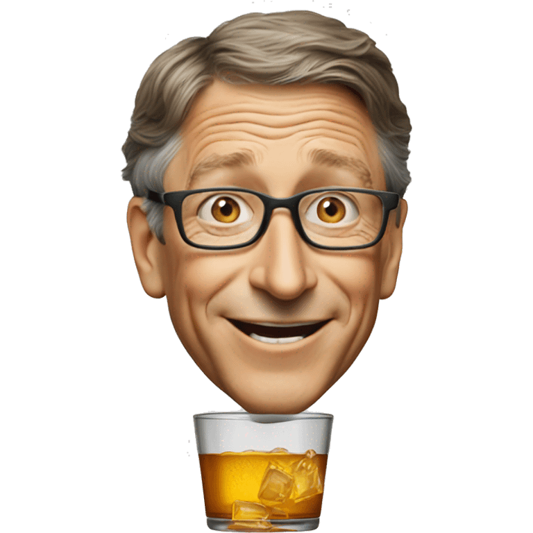 Bill gates drink win emoji