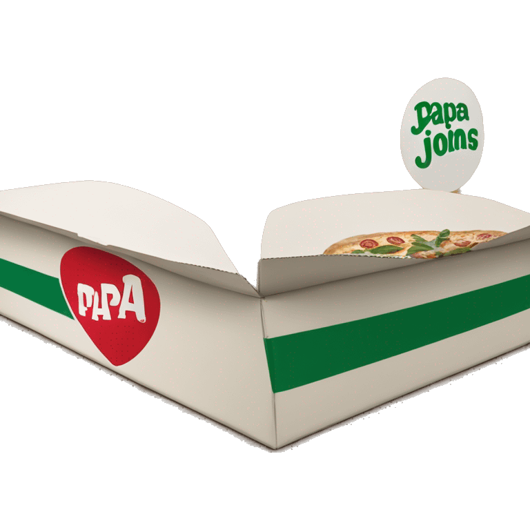 Papa johns pizza box emoji