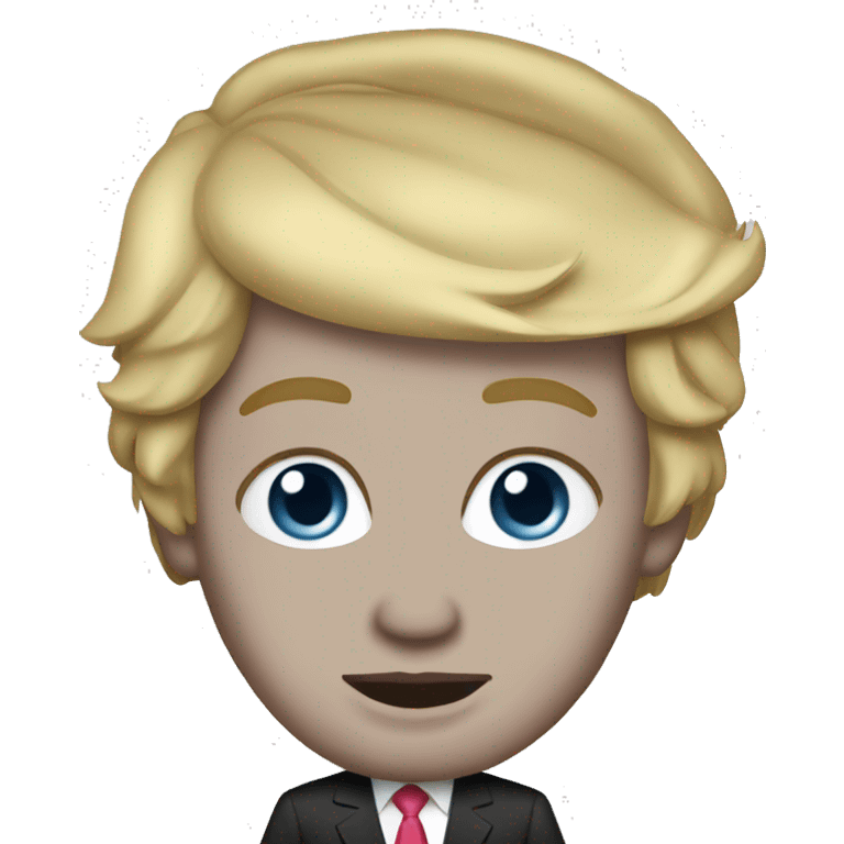 coquette donald trump emoji