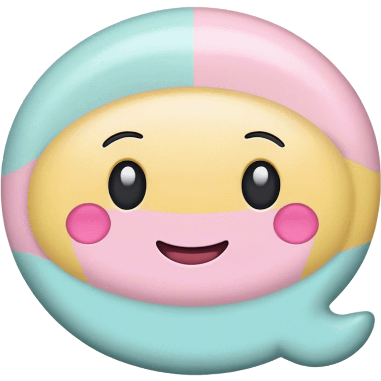 pastel sign say "hello" emoji