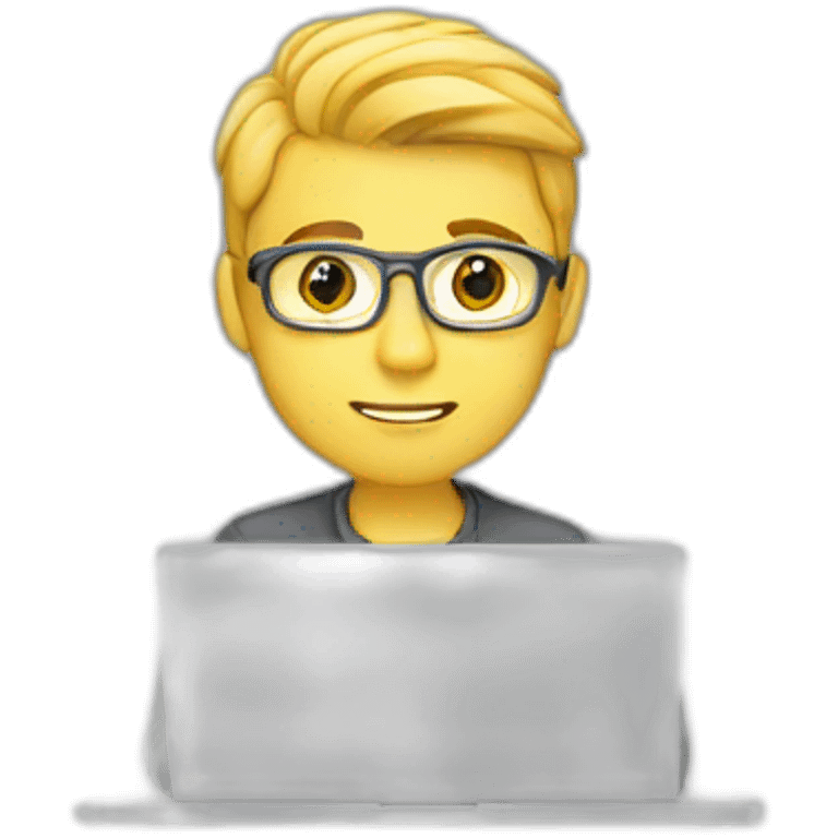 white-guy-coding-on-laptop emoji