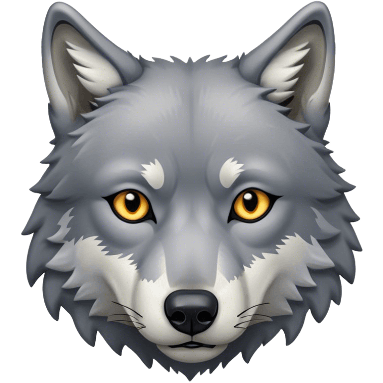 Dying wolf emoji