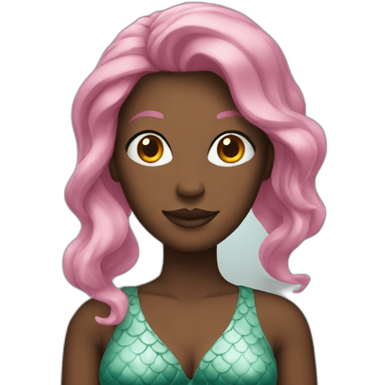 woman with mermaid hair emoji