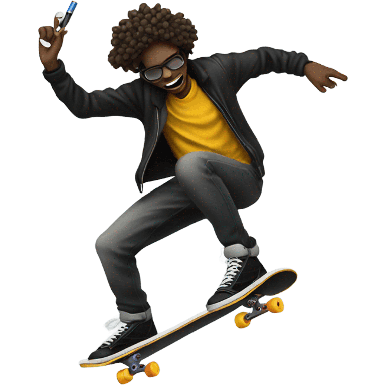 vape skateboarding  emoji