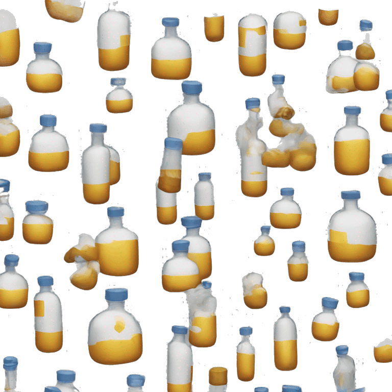 chemicals in bottle emoji