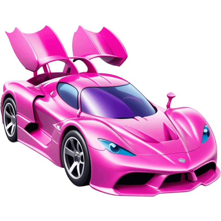 barbie mermaidia’s hot wheels hypercar emoji