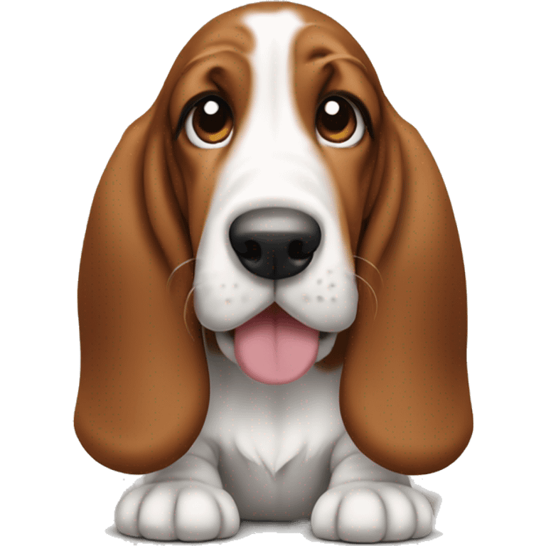 Basset hound puppy emoji