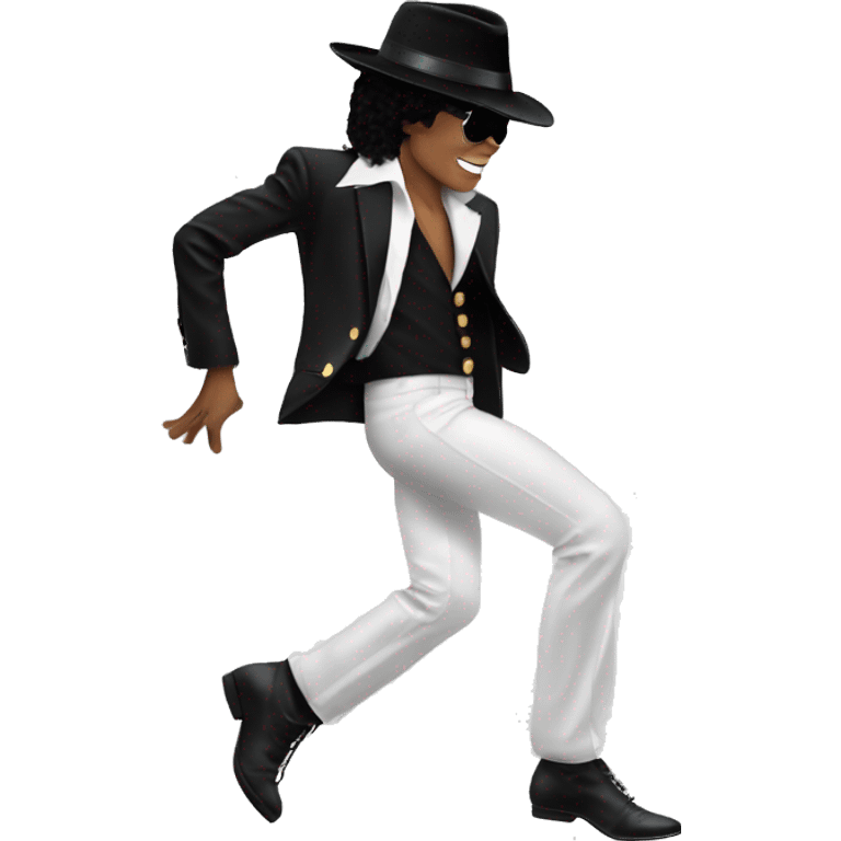 Michael Jackson moonwalking emoji