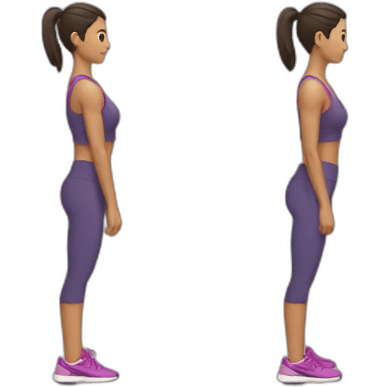 woman workout emoji