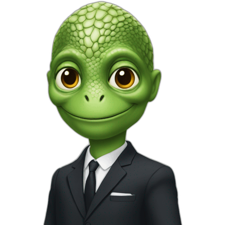 macron reptilian emoji