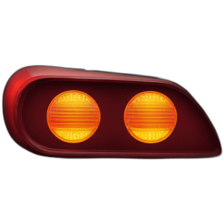 car Rear light emoji