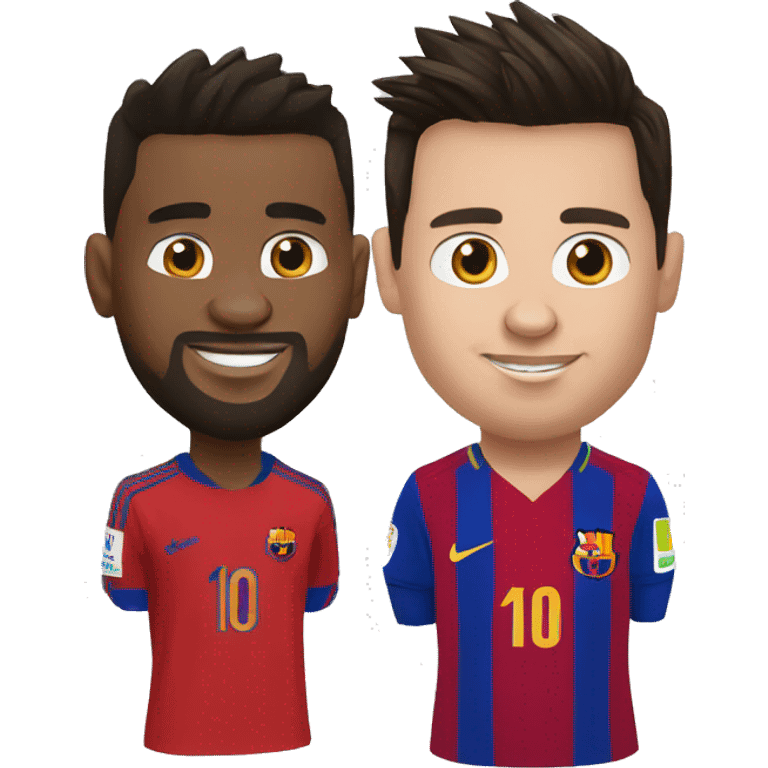 Messi et ronaldo emoji