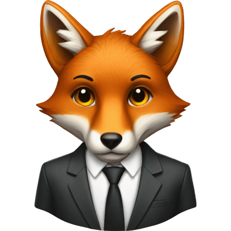 Fox in suit emoji