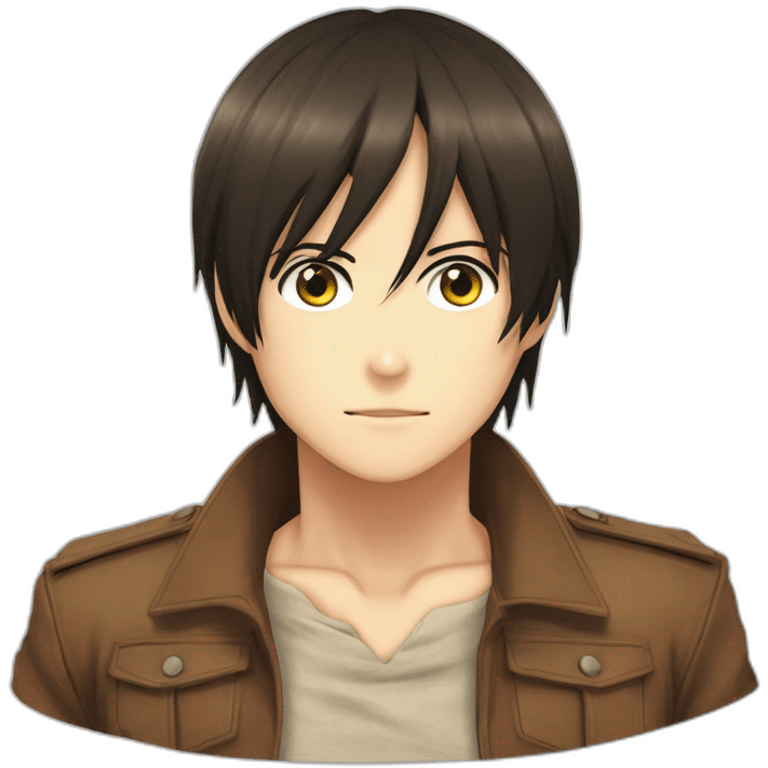 Eren avec Mikasa emoji