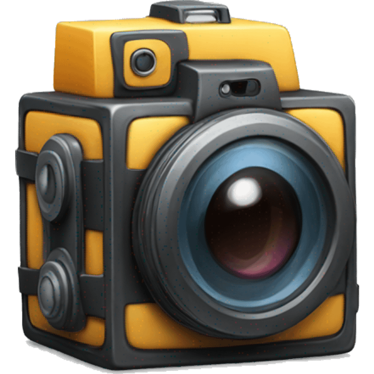 Camera cube emoji