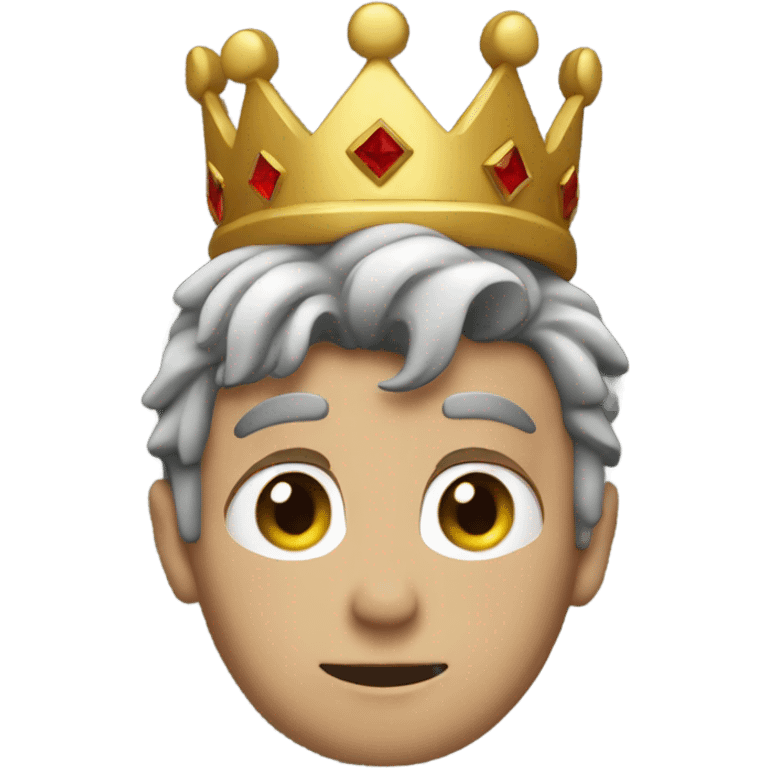 David with a crown emoji