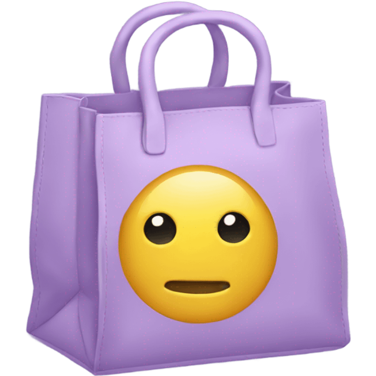 light purple bags emoji