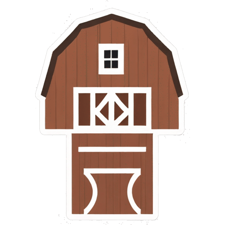 farm barn icon emoji