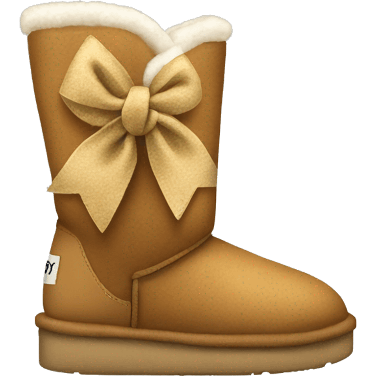 Uggs with a bow emoji