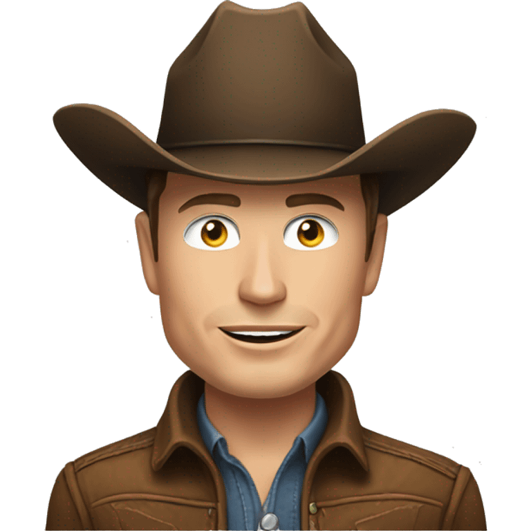 elon musk cowboy emoji