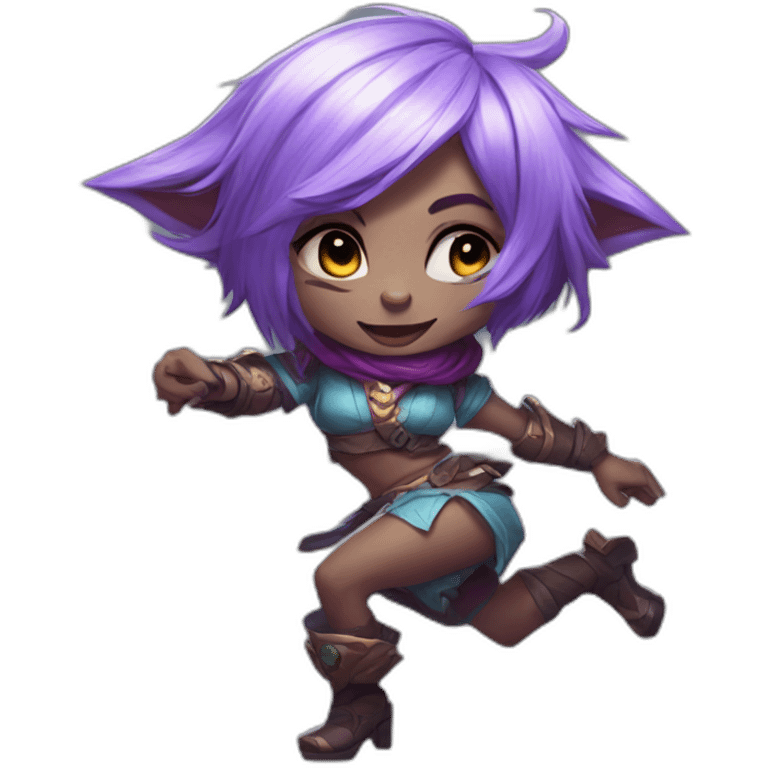 tristana from league of legends twerking emoji