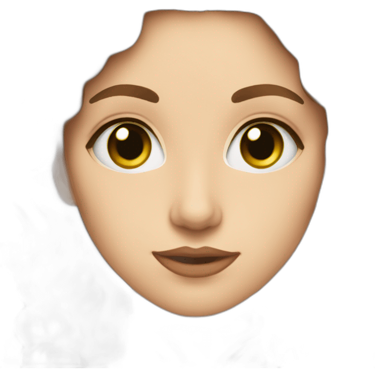 woman in 19th century, green eyes, brown medium wavy hair emoji