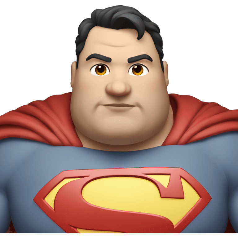 ultra fat superman emoji