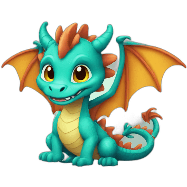 cute dragon emoji