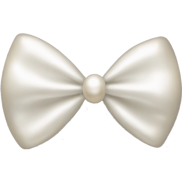 Pearl bow emoji