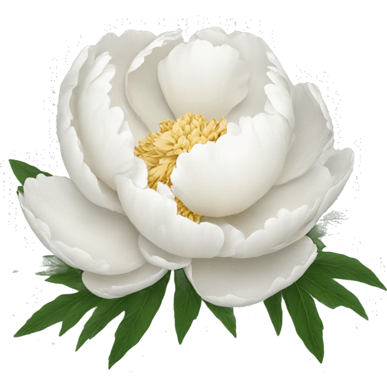 white peony emoji