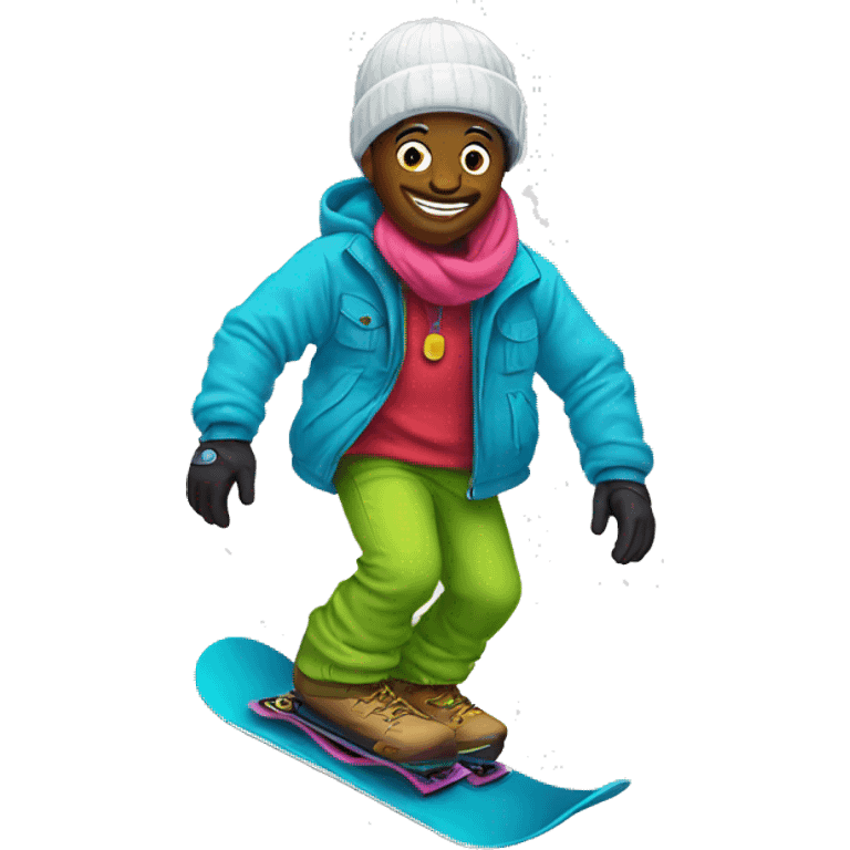 Snowboard Genie  emoji