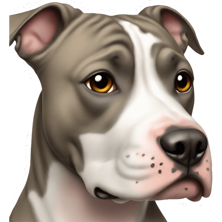 Perro american staffordshire terrier atigrado emoji