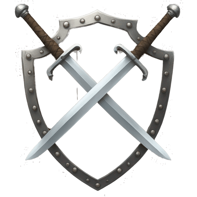 shield and crossed swords emoji